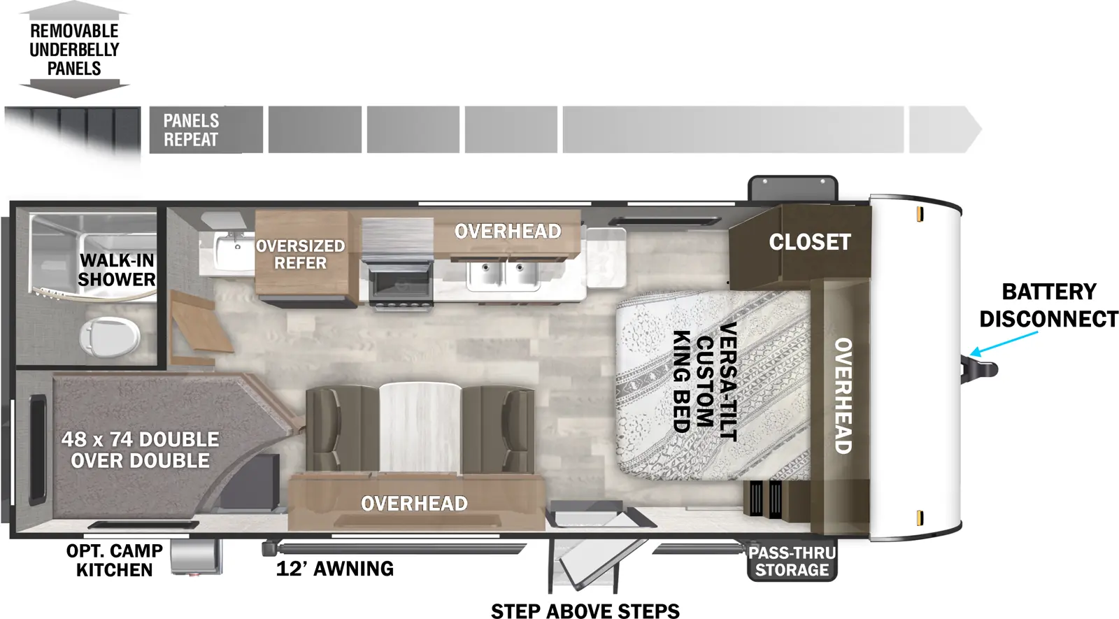 X Lite 19DBXL Floorplan